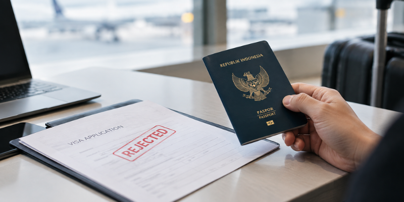 Pengajuan Visa diTolak