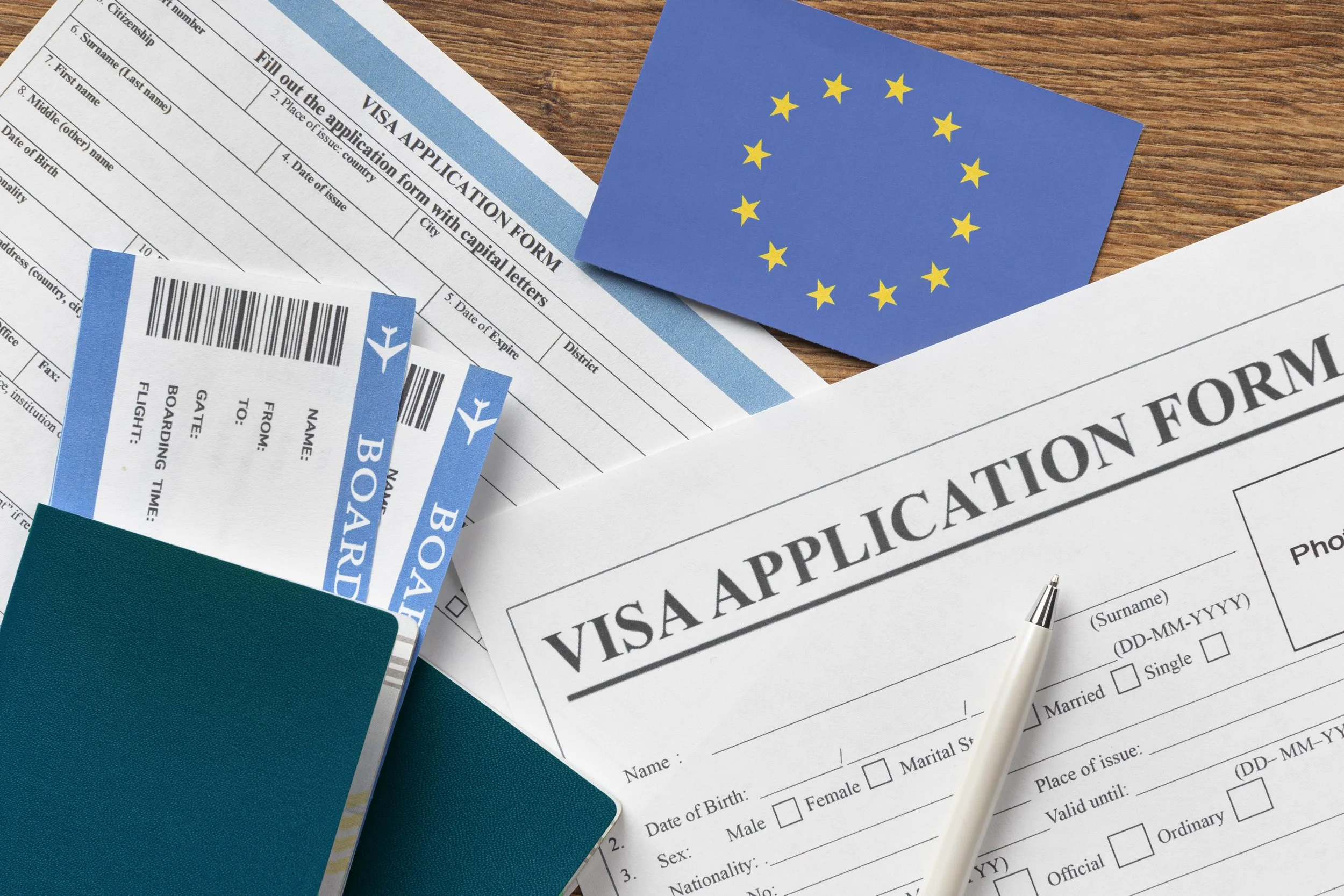 Visa Travel Itinerary Template