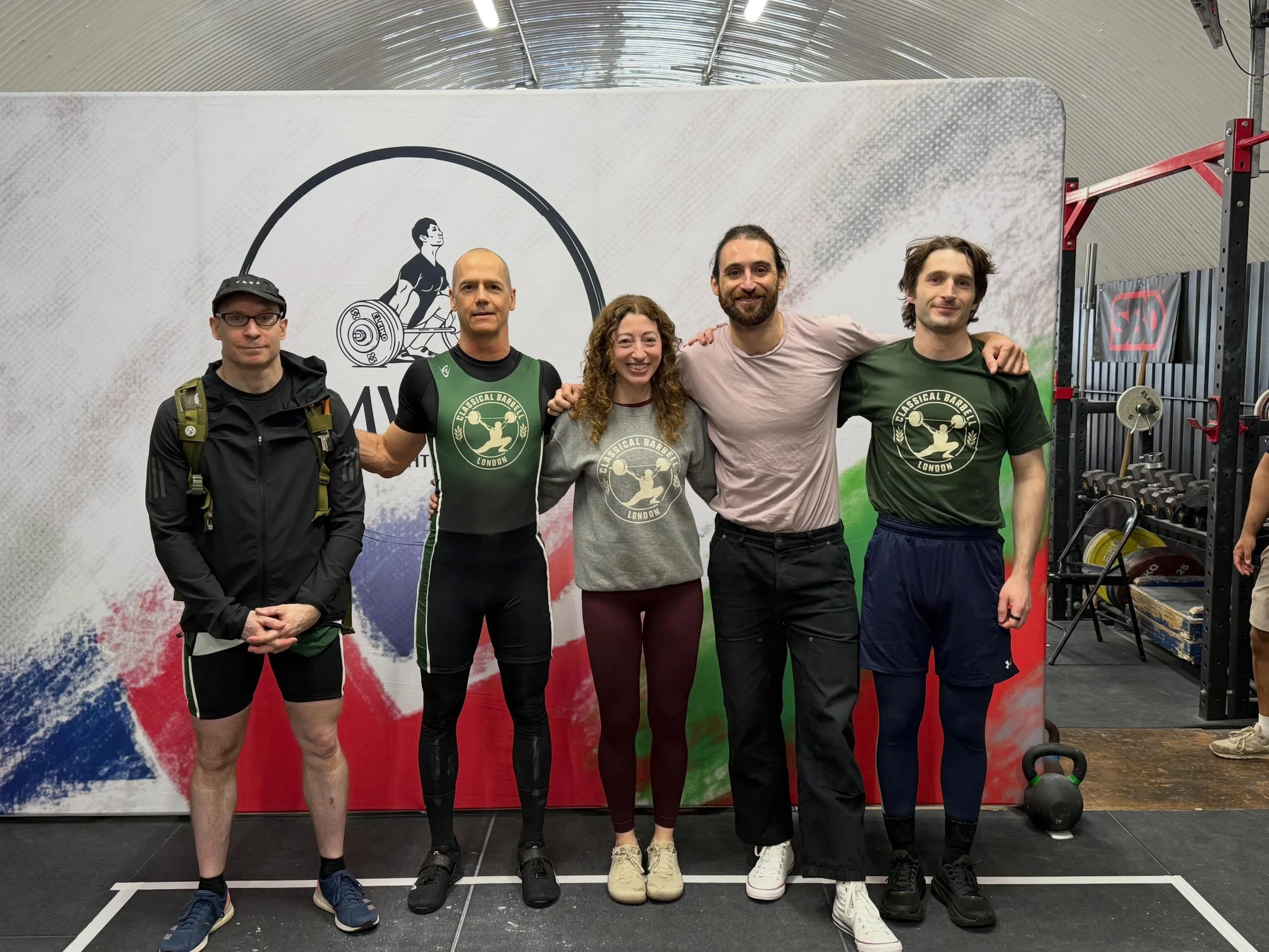 Team Classical Barbell enjoyed a lovely day out competing at @mems_weightlifting today. Such a well-organised, friendly event, and all our athletes - @bringmemyfix @james_le_grimpeur @liamtwhite @nbwl37 - comported themselves with grace, maintaining 