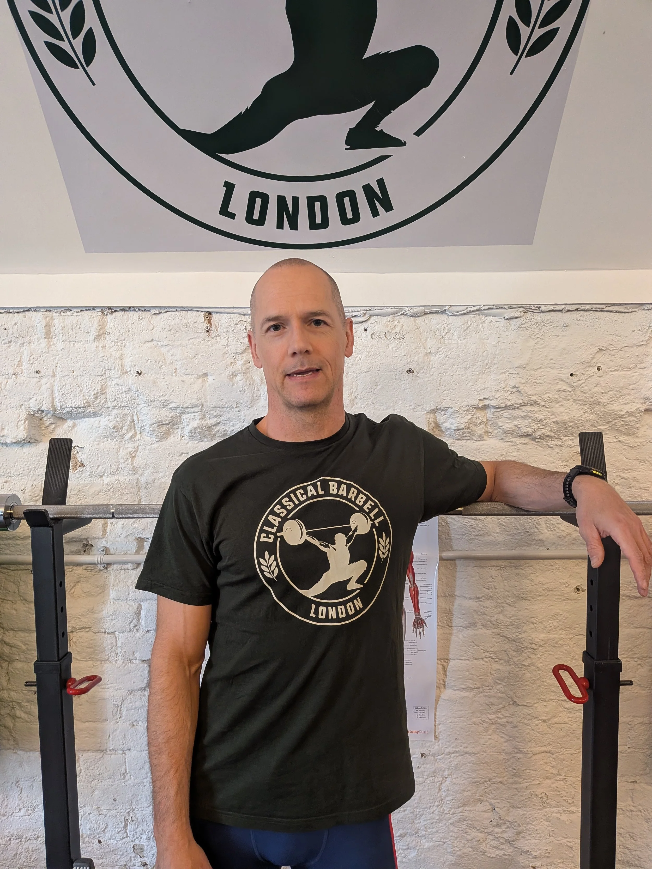 Photo of James Richens, weightlifting coach