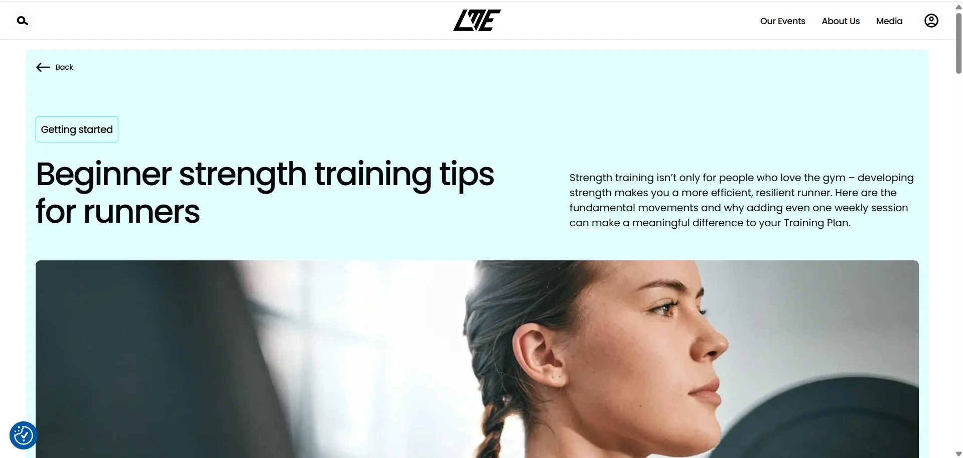 Screengrab of LME article