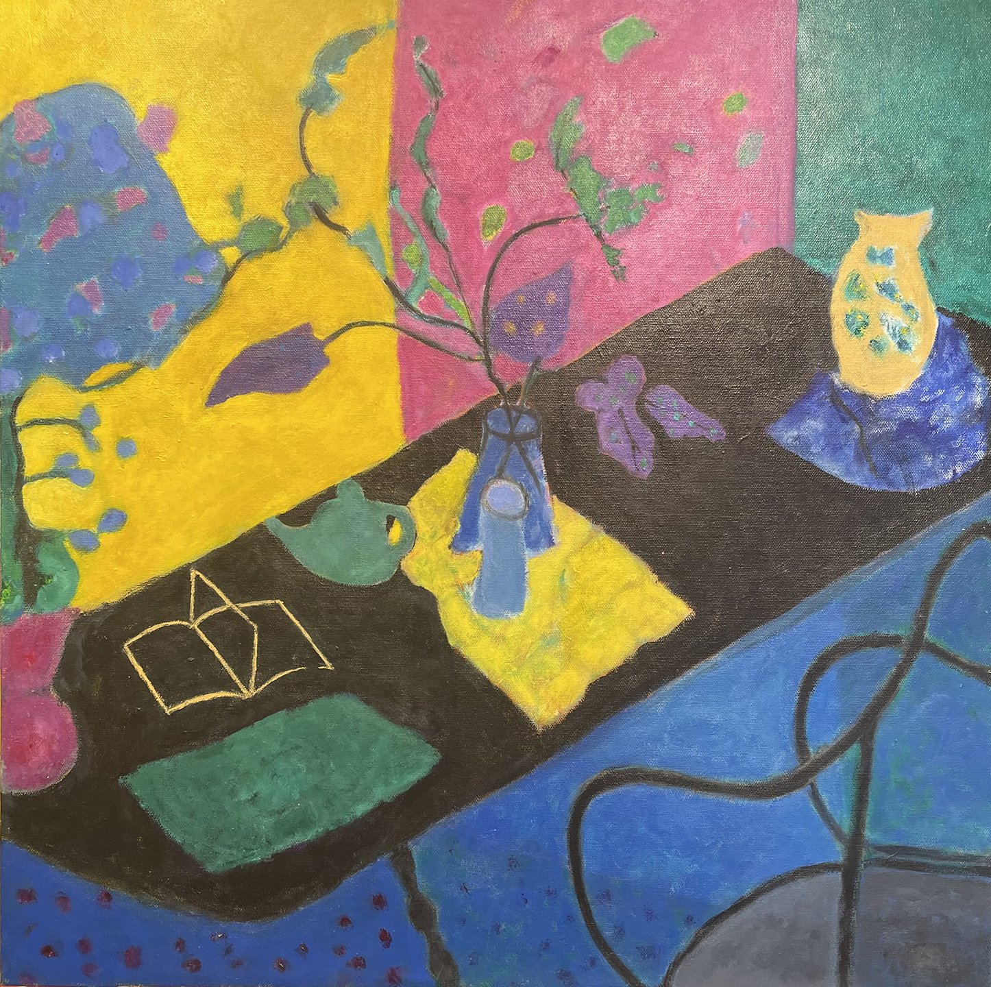Black Desk, 24x24