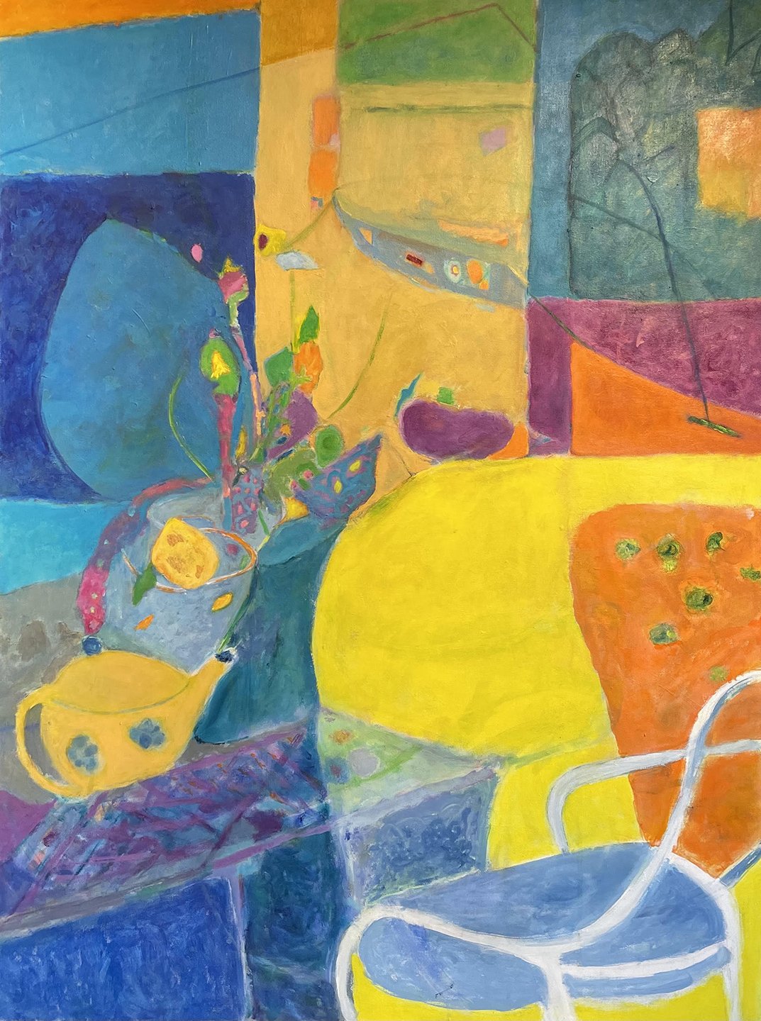 Desk with Teapot, 30x40