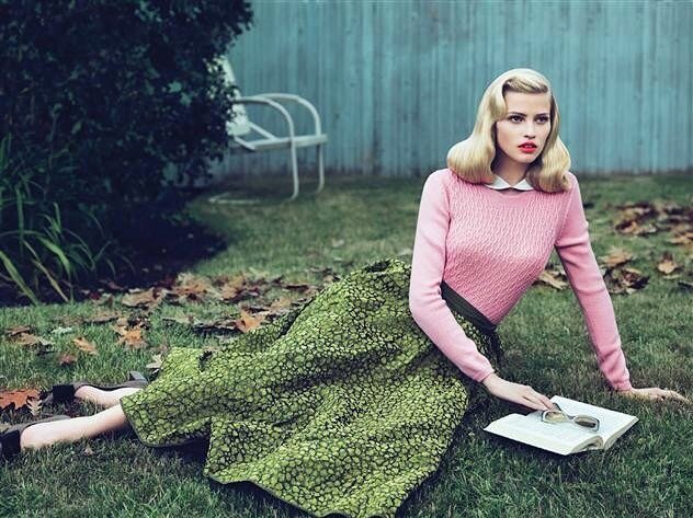 Lara&nbsp;Stone&nbsp;channeling&nbsp;Nancy&nbsp;Drew,&nbsp;photographed&nbsp;by&nbsp;Mert&nbsp;Alas&nbsp;&amp;&nbsp;Marcus&nbsp;Piggott&nbsp;with&nbsp;styling&nbsp;by&nbsp;
Grace&nbsp;Coddington&nbsp;for&nbsp;the&nbsp;September&nbsp;2010&nbsp;issue&n