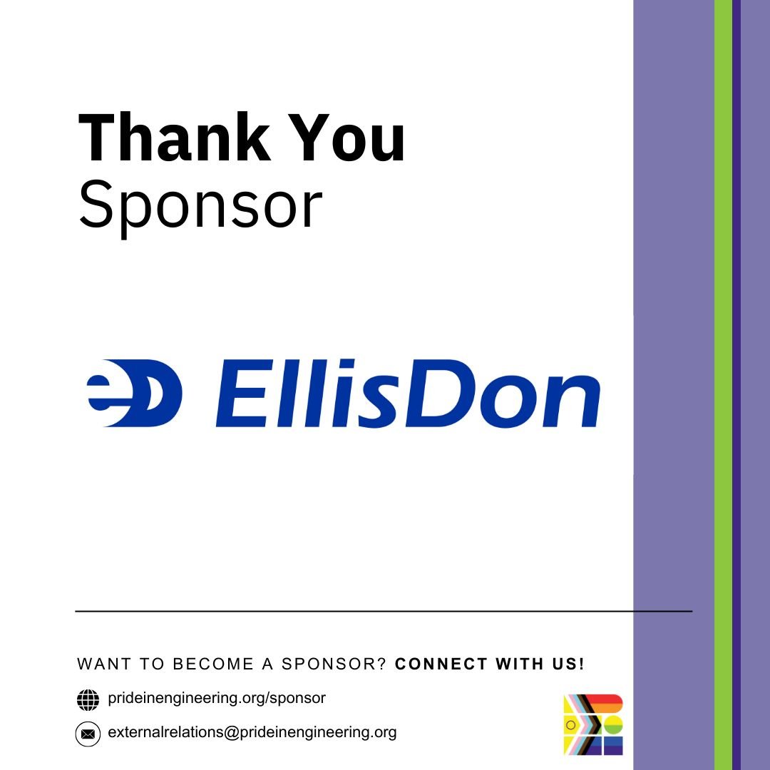 We&rsquo;re beyond excited to announce our special Pride in Construction event, and it wouldn&rsquo;t be possible without the generous sponsorship of @ellisdoncorp! 🎉 EllisDon has always stood out as a company that values diversity, inclusion, and e