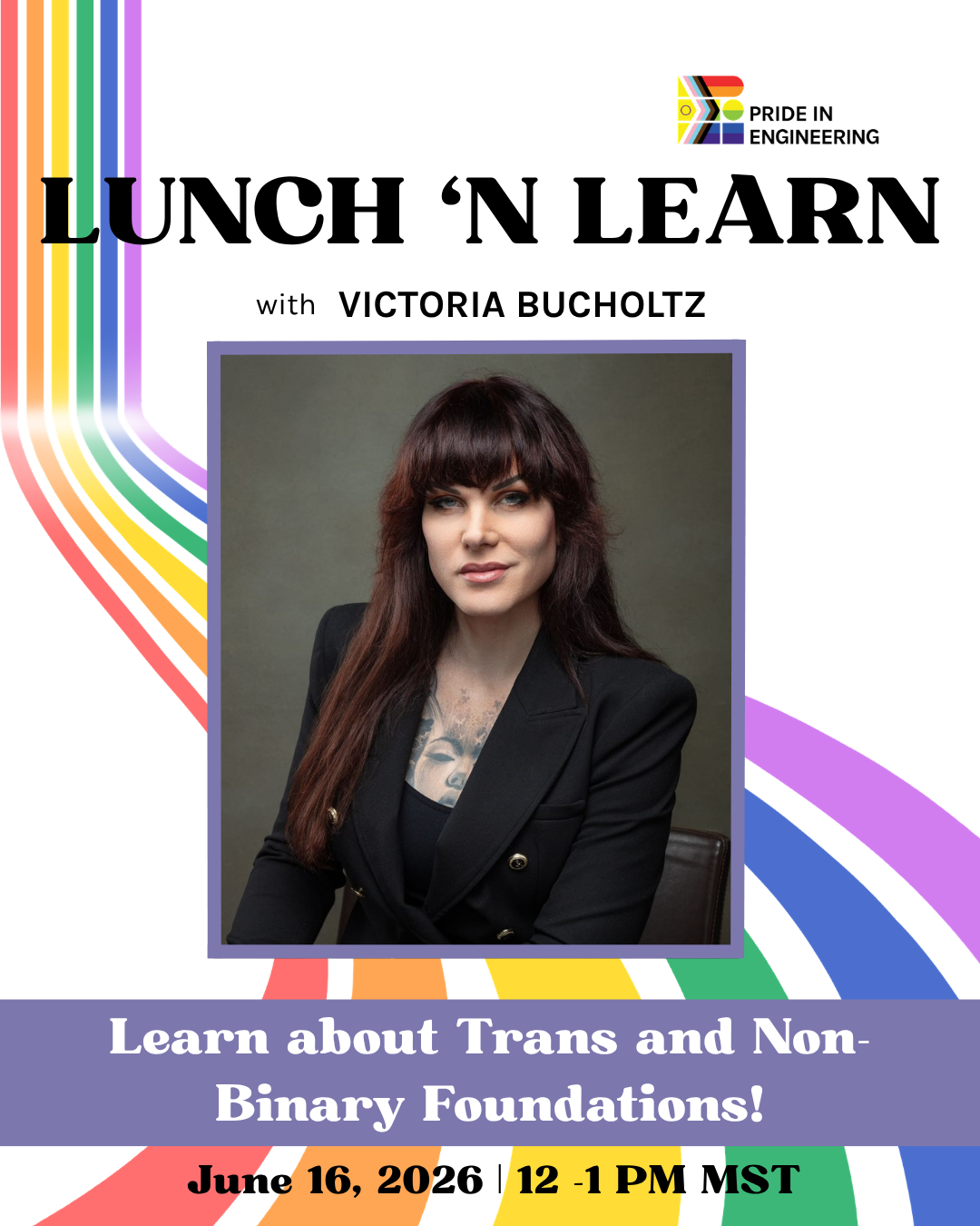 Virtual Lunch n' Learn: Trans &amp; Non-Binary Foundations