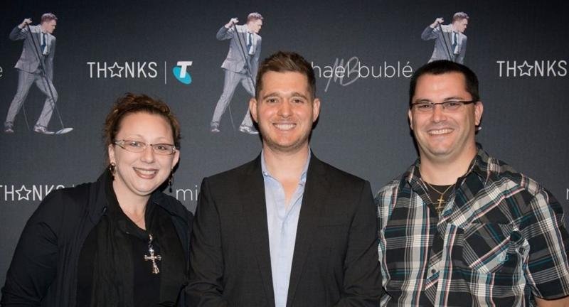 JODIE, GREG, AND MICHAEL BUBLE