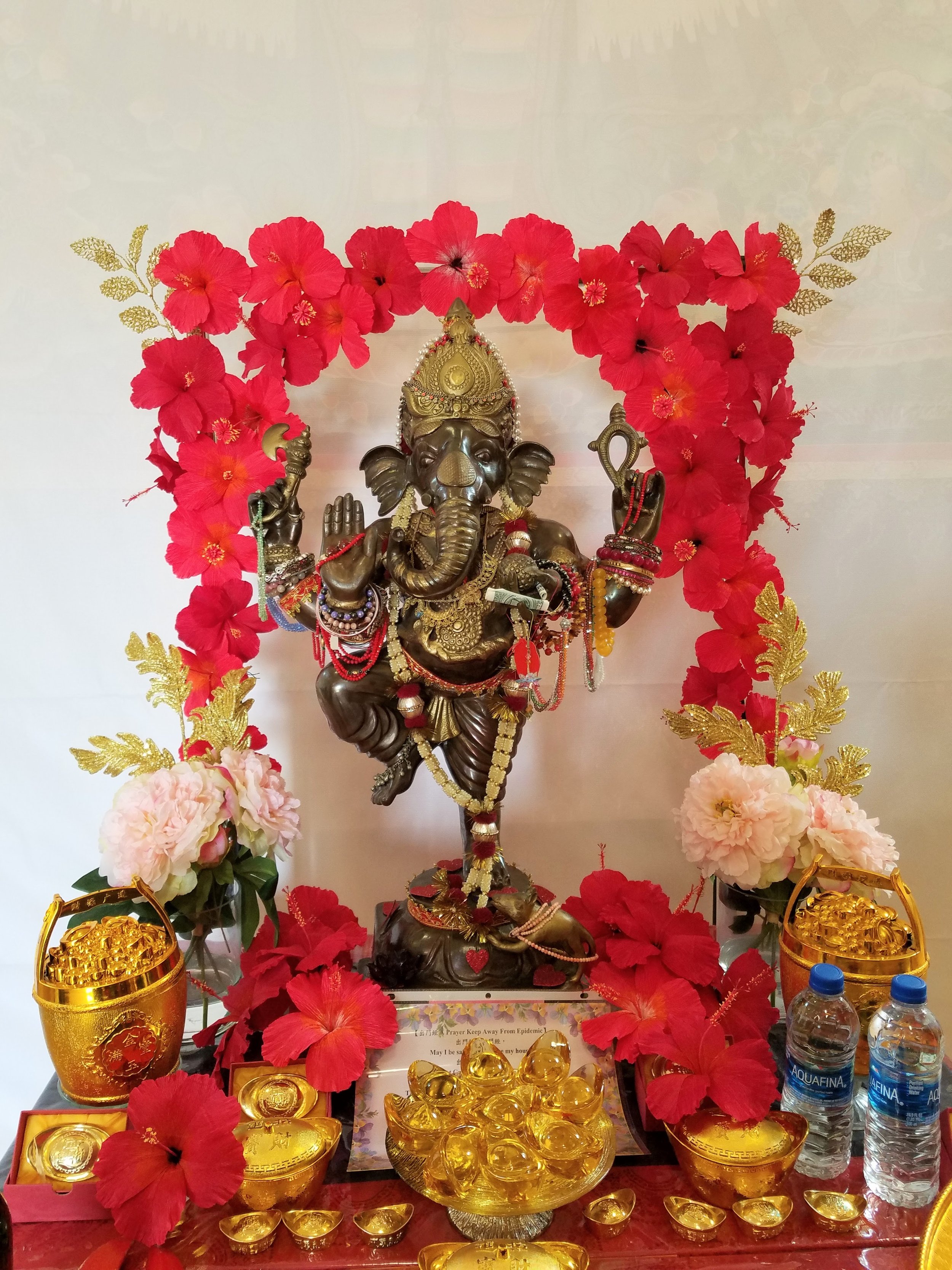 Purple Lotus Temple Ganesha Celebration
