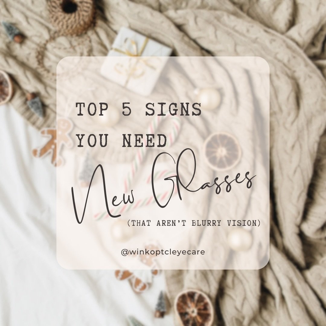your eyes give subtle hints when it&rsquo;s time for new glasses&hellip; long before things look blurry. 
 
if a few of these sound familiar, it might be time for an update 👓✨ 
 
📍serving Leander, TX and its surrounding communities 🫶