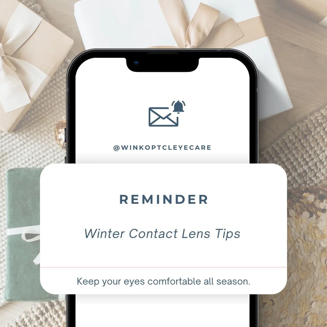 winter = dry air + heaters = irritated contact lens wearers. 
 
here&rsquo;s how to keep your eyes happy this season ❄️ 
 
📍Leander, TX | link in bio.