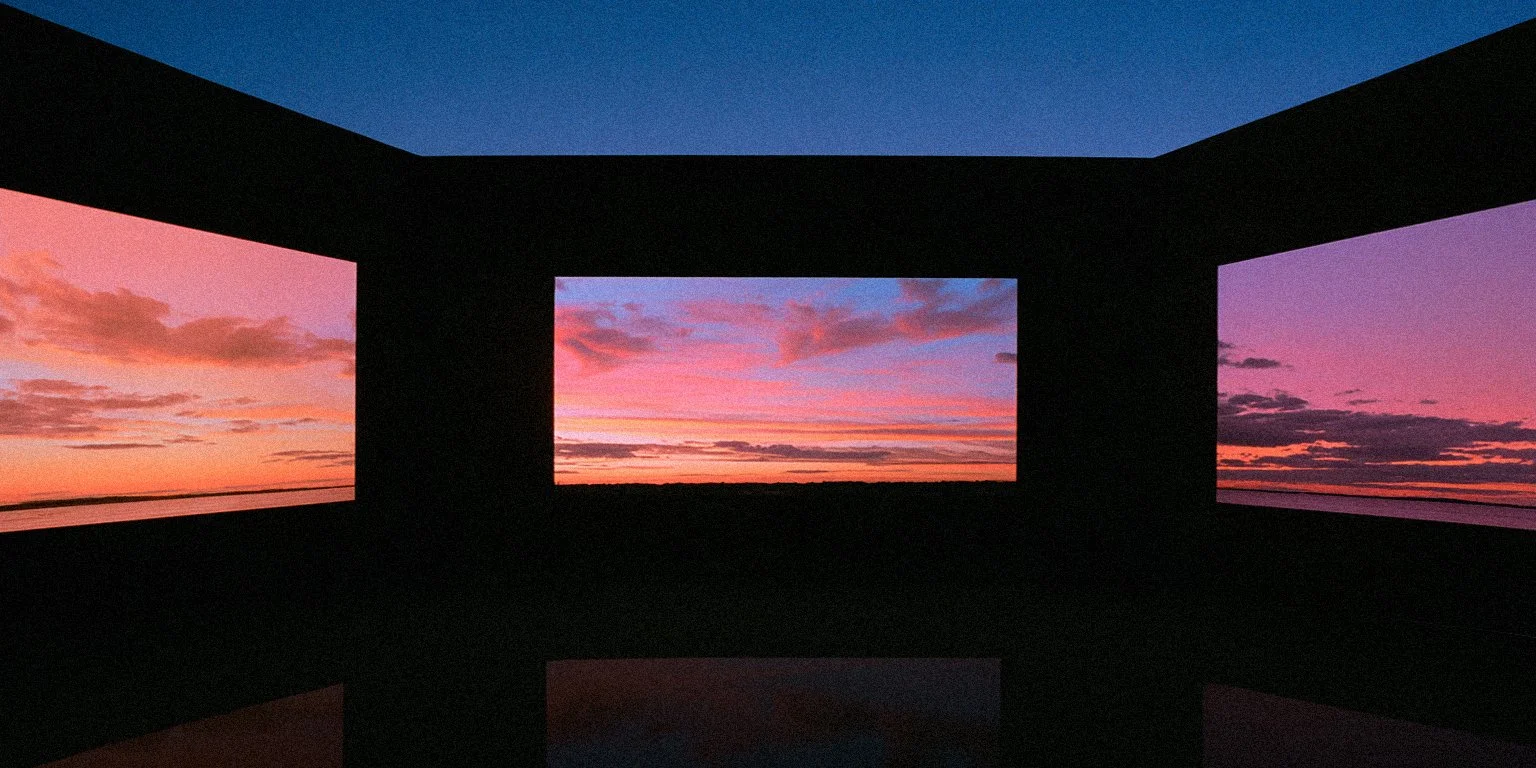 Untitled Sunsets (2026), private install, Djilang/Geelong, September 2026.