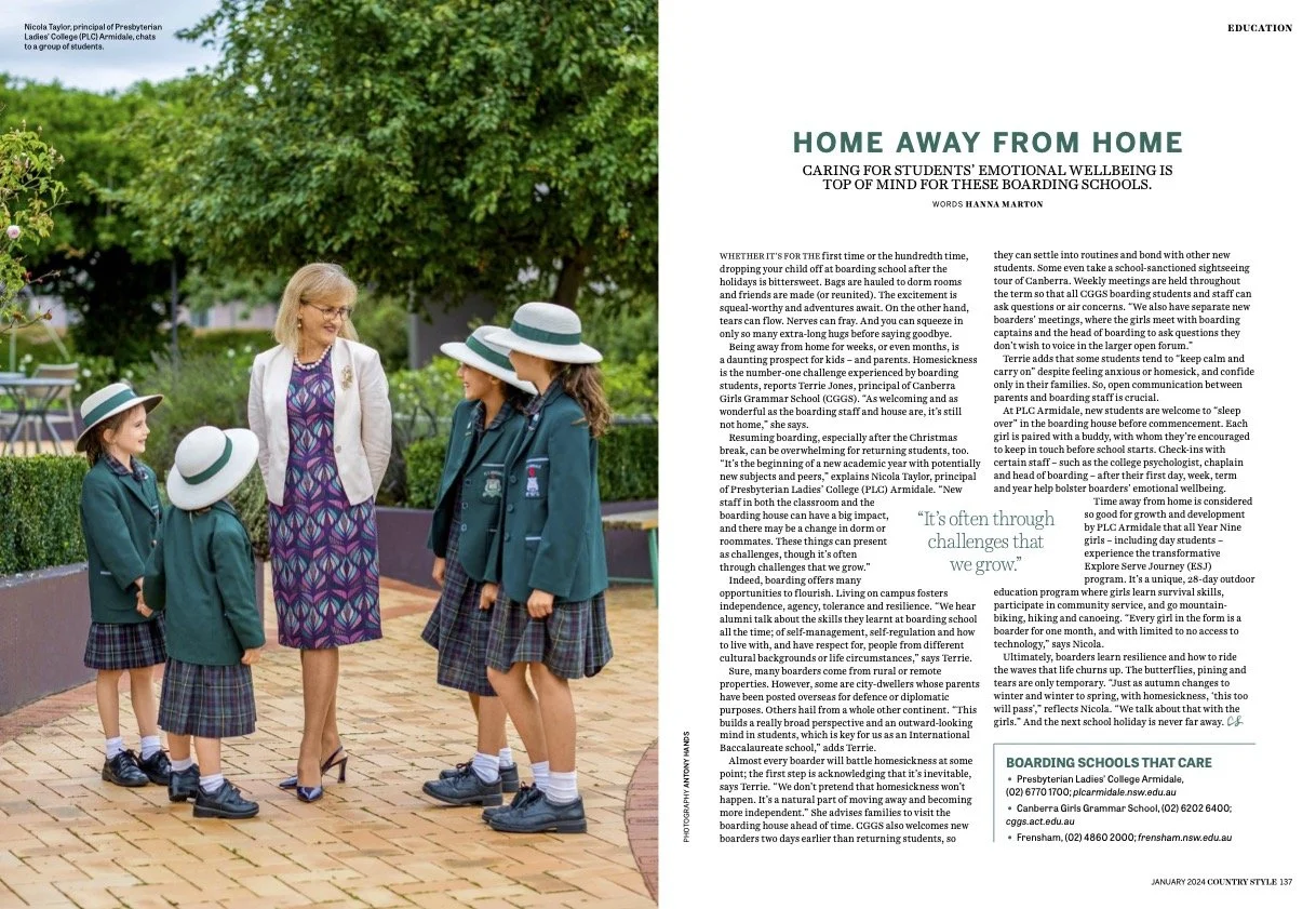 'Home Away From Home', Country Style, January 2024