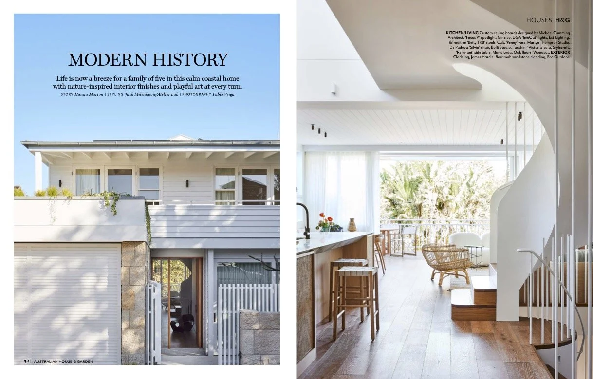 'Modern History', Australian House & Garden, February 2024