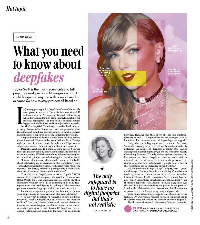 'Deepfakes', Body & Soul, 3 March 2024