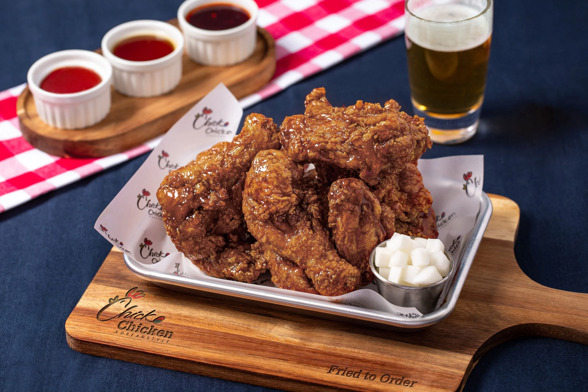 Crispy Fried Chicken with Galbi Sauce