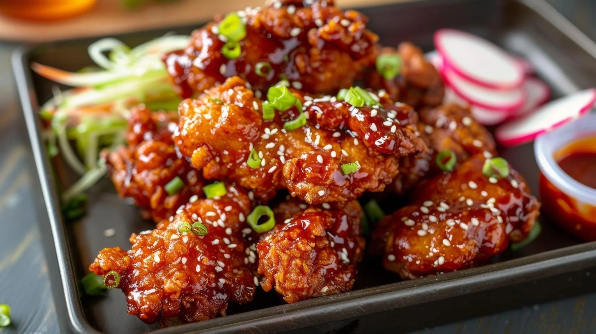 Korean fried chicken vs American fried chicken comparison