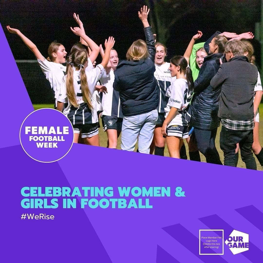 It&rsquo;s Female Football Week!

Help us celebrate by tagging us in your posts/stories, or emailing digital@byronbayfc.com.au with a story you&rsquo;d like to share or someone you want to celebrate!

With the state of the grounds sadly, most of our 