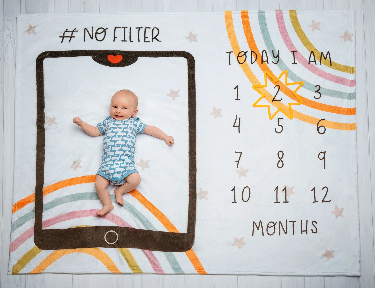 Baby Milestone Blanket