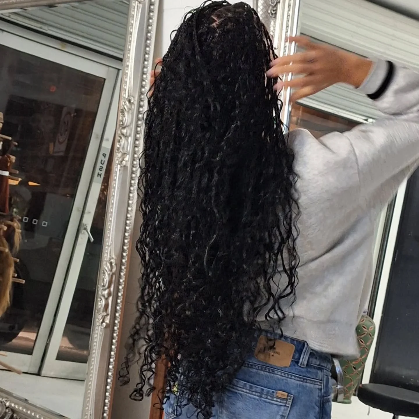 Long small medium boho knotless