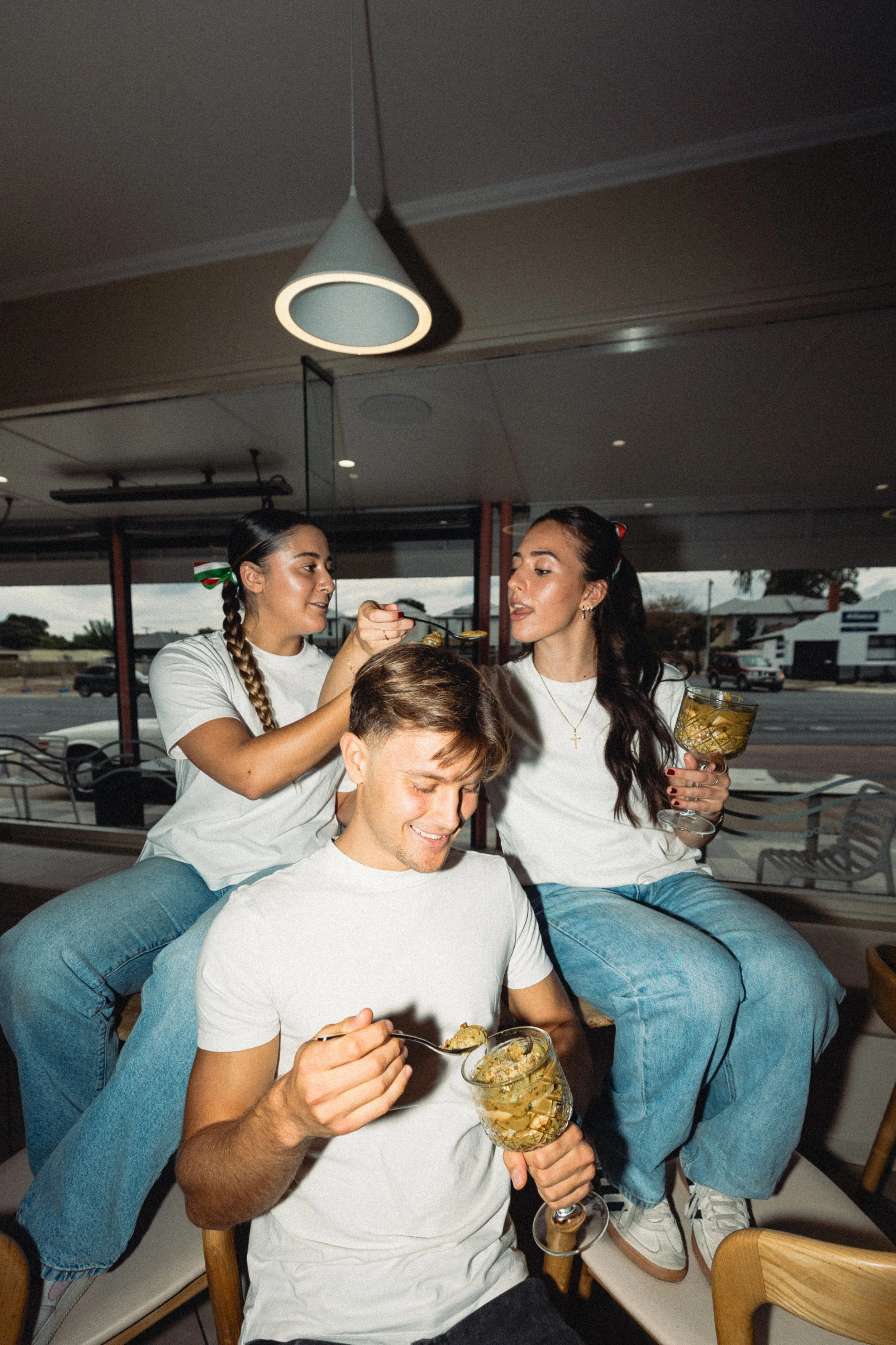 Business owner creating content for Instagram to improve visibility and marketing results