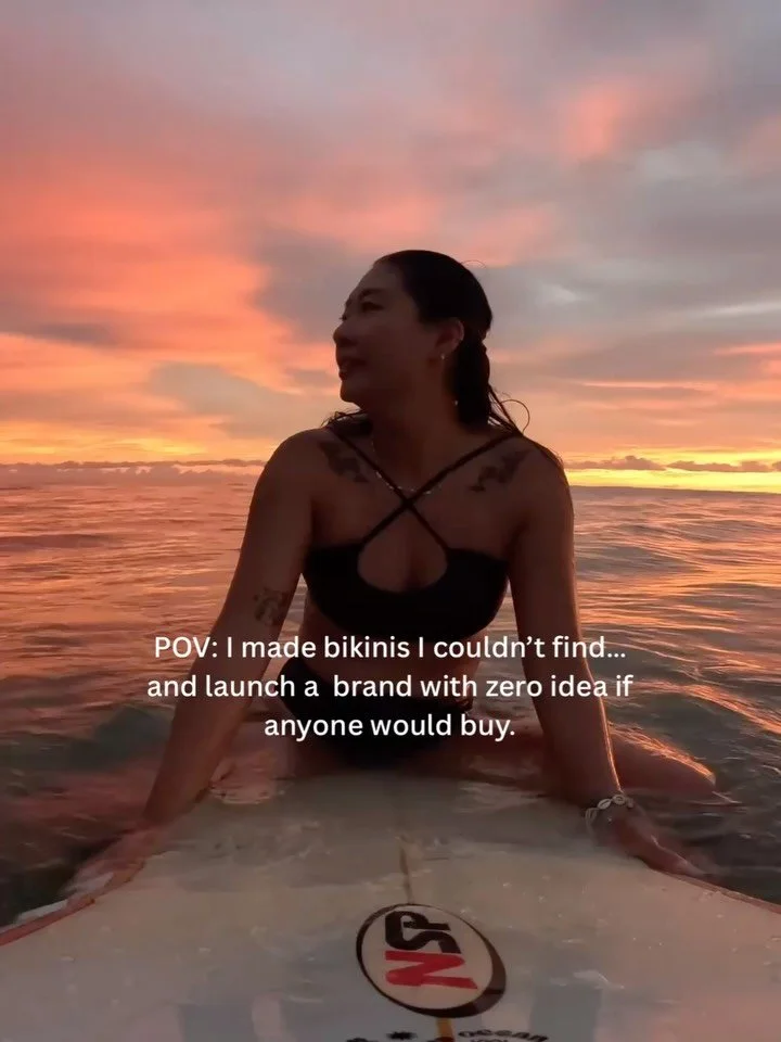 NGL, starting a business built on small-batch, thoughtfully made swimwear felt terrifying in a world dominated by fast fashion.
Especially when I had no influence, no big following and no idea if anyone would even care about what I was creating. Buil