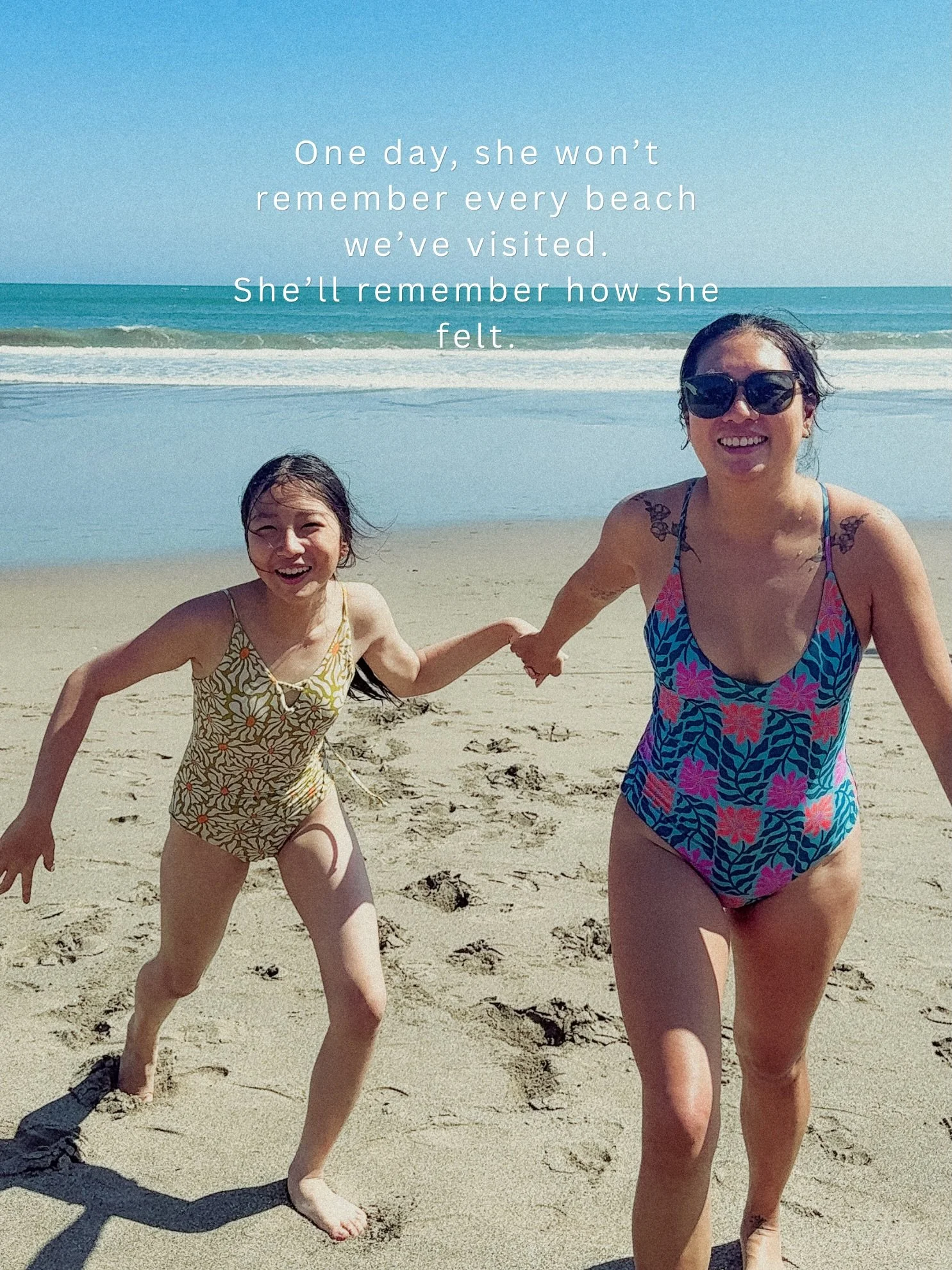 One day, she will grow up. She won&rsquo;t remember every beach we&rsquo;ve visited.
She&rsquo;ll remember how she felt.
&bull;
&bull;
SOL &amp; OCEAN is more than just swimwear.

Loved. Free. Safe.

If Sol &amp; Ocean becomes part of those memories,