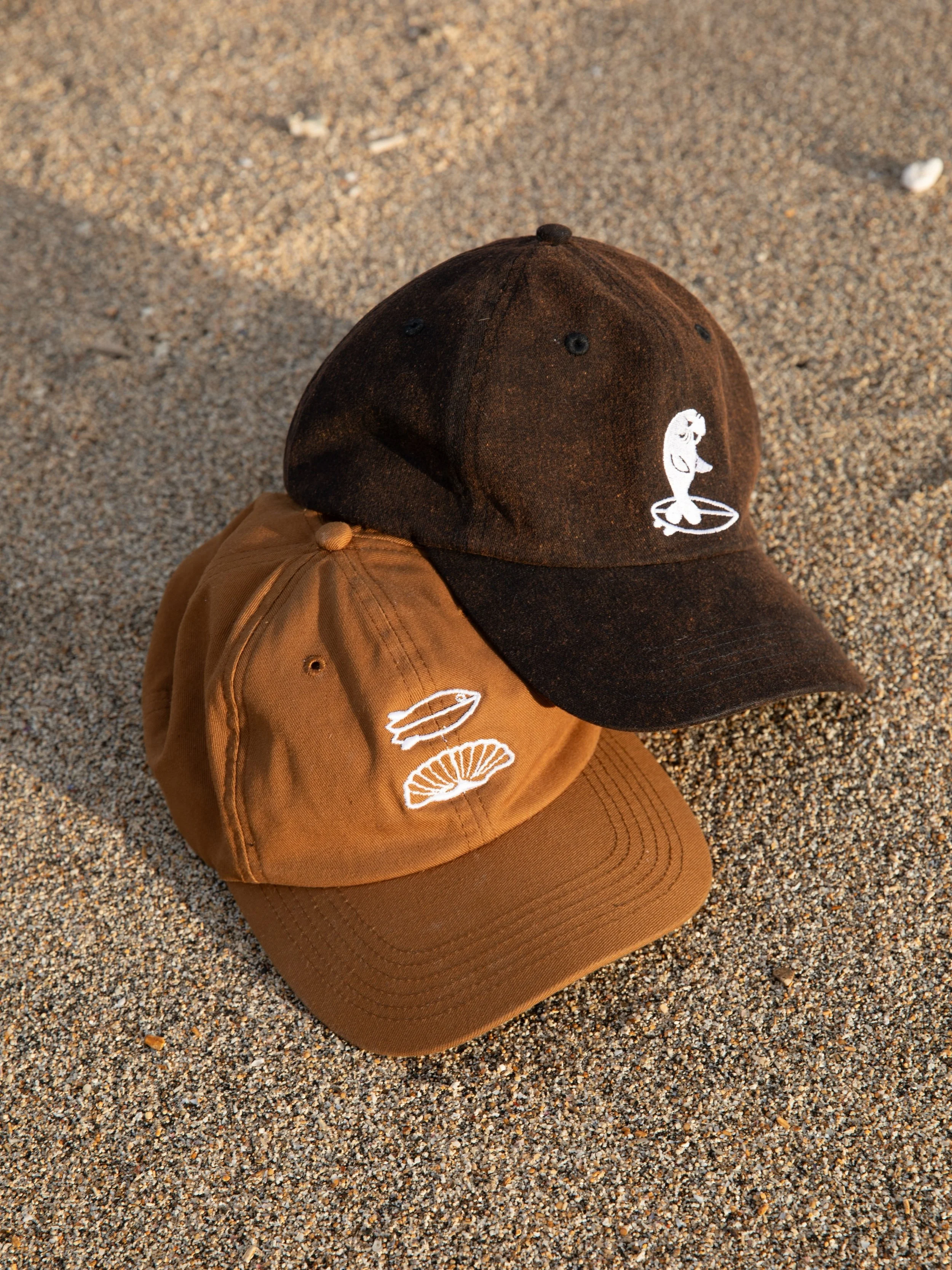 Get beach ready with @lostfishstudio caps! 
Limited quantities available at our webstore SOLANDOCEAN.COM