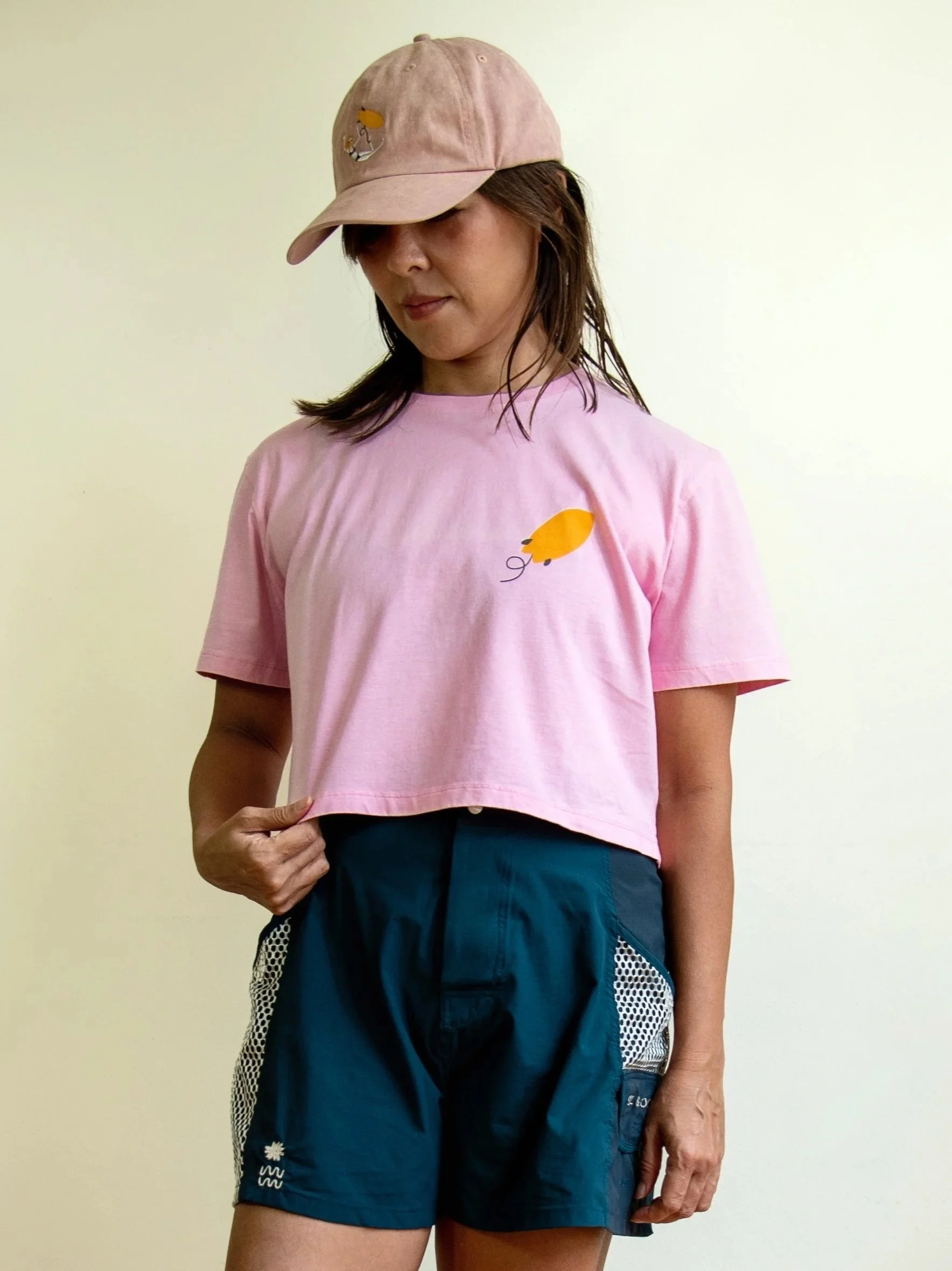 LOST FISH STUDIO Crop tee Wipeout Queen 4.jpg