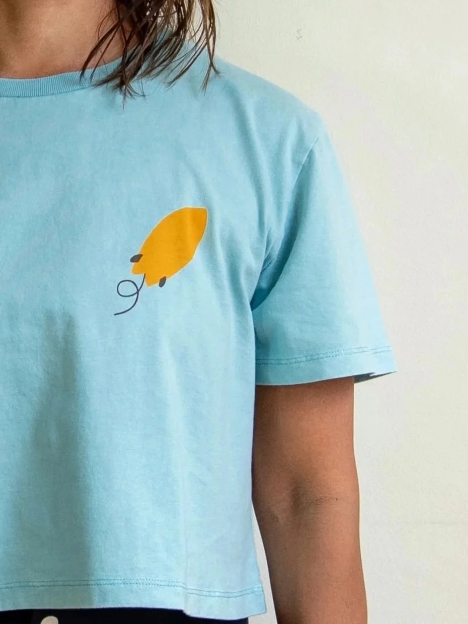 LOST FISH STUDIO Crop tee Rock n Roll 4.jpg