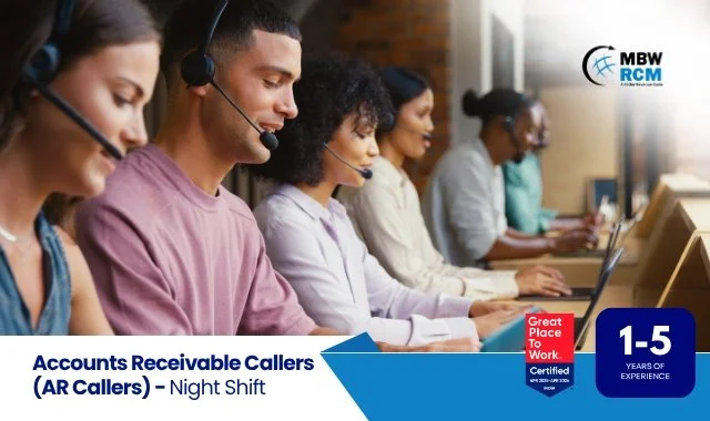 Accounts Receivable Callers - (AR Callers) - Night Shift