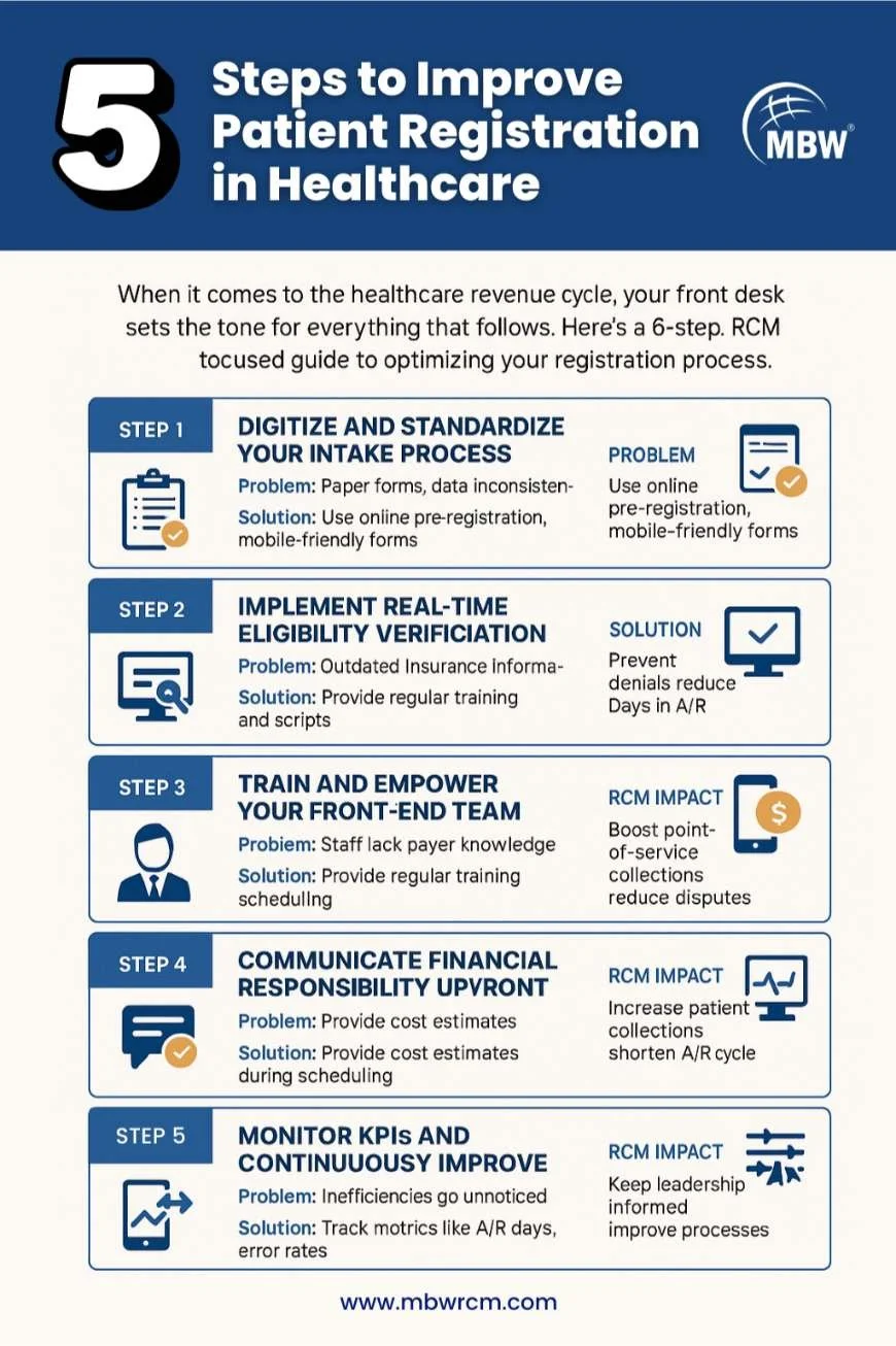 Patient Registration Process Examples 6 Steps to Improve Patient Registration Efficiency