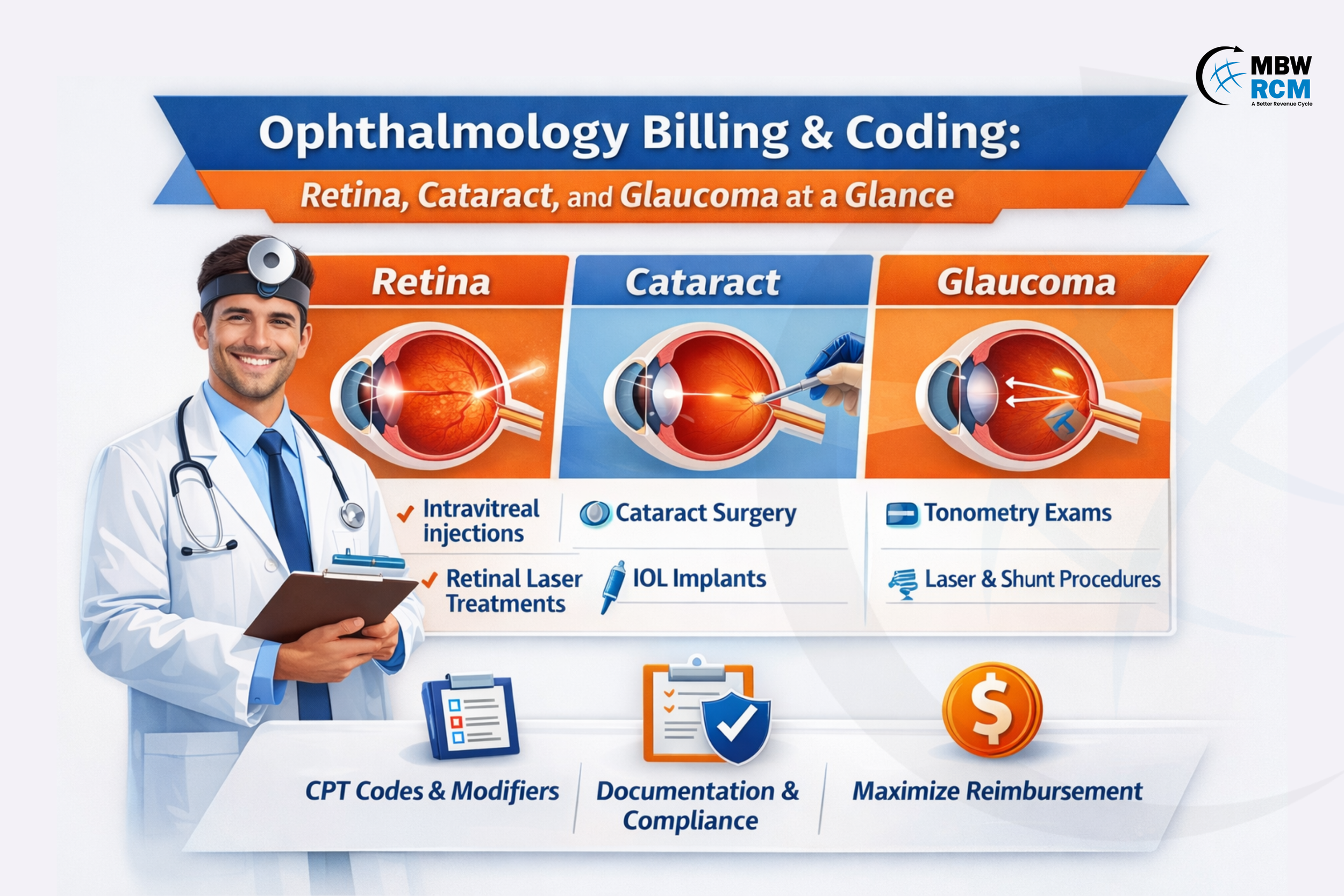 Ophthalmology Billing & Coding: Retina, Cataract, and Glaucoma