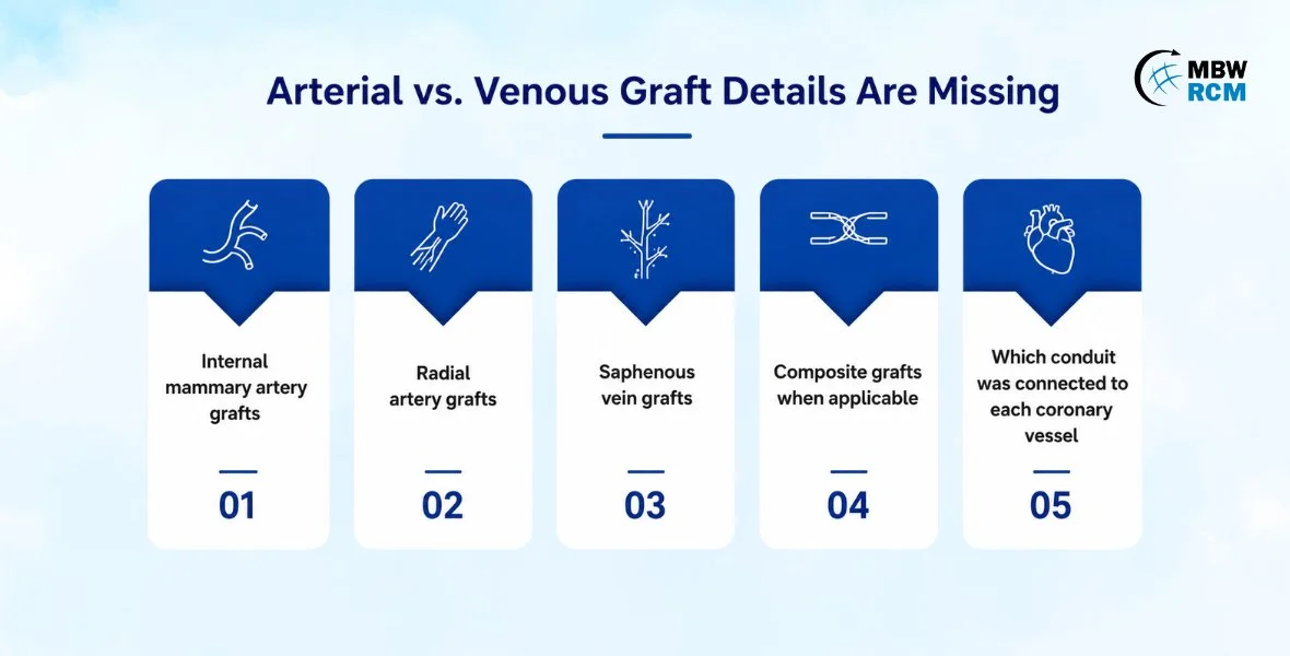 CABG arterial and venous graft comparison