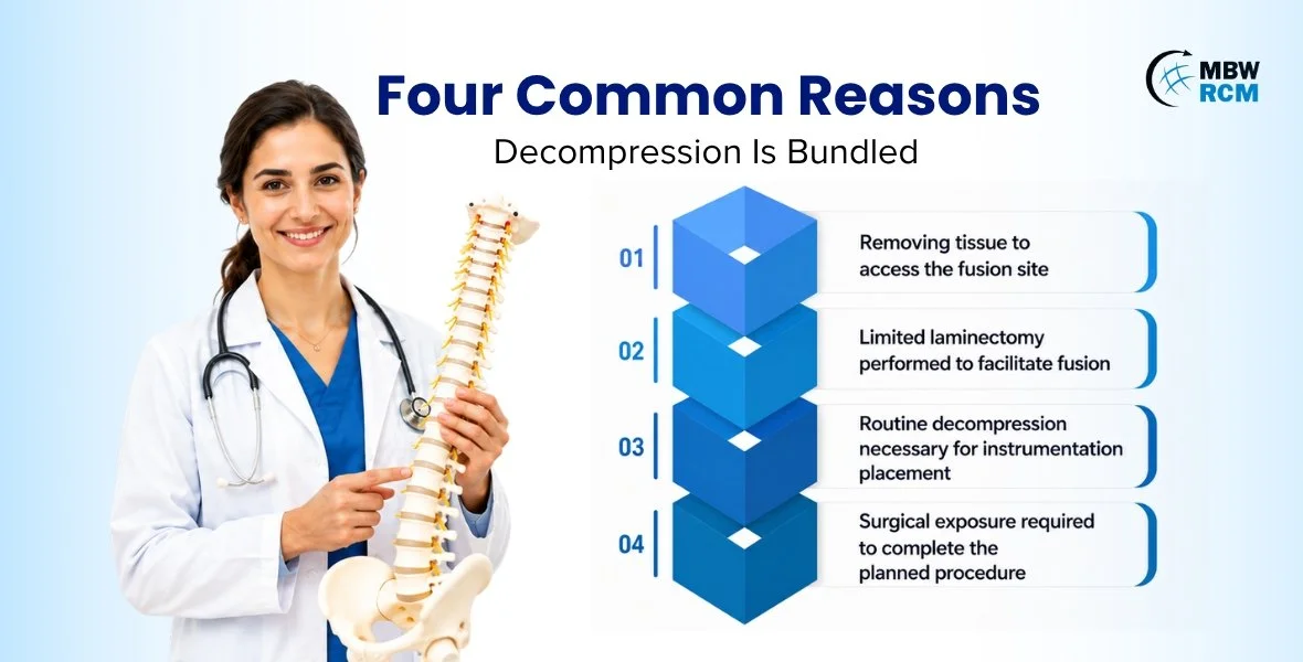Spinal fusion decompression bundling