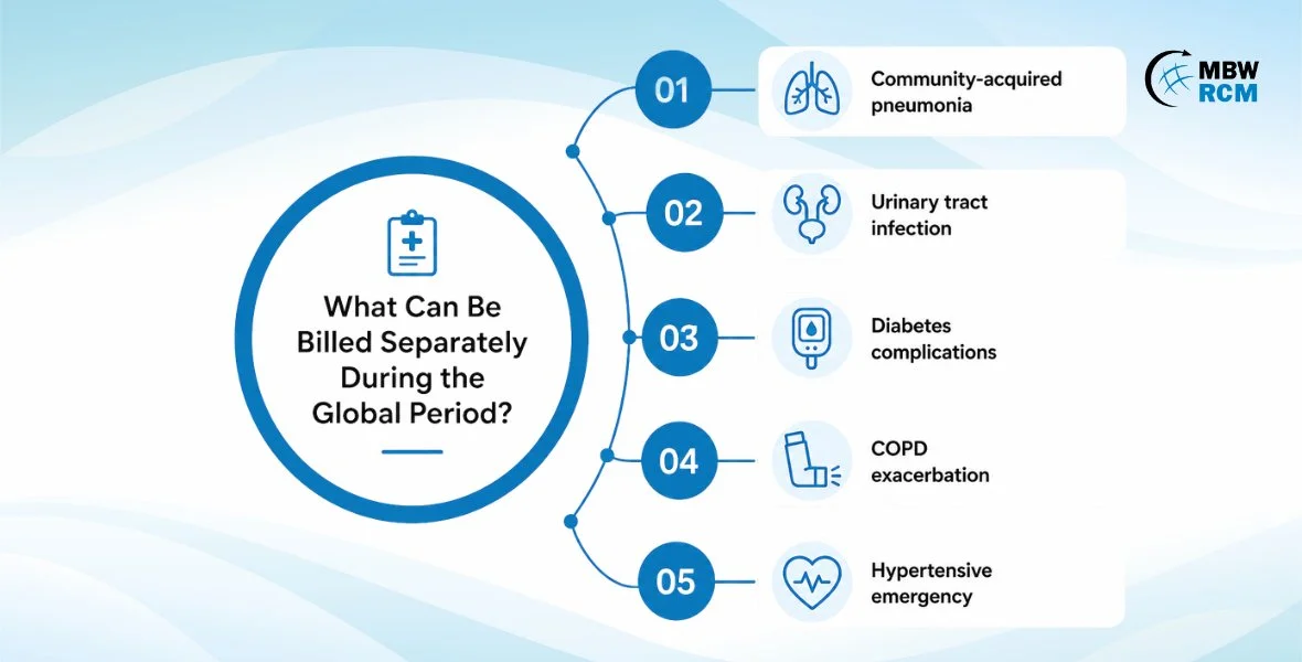 Global period billing for cardiovascular surgery