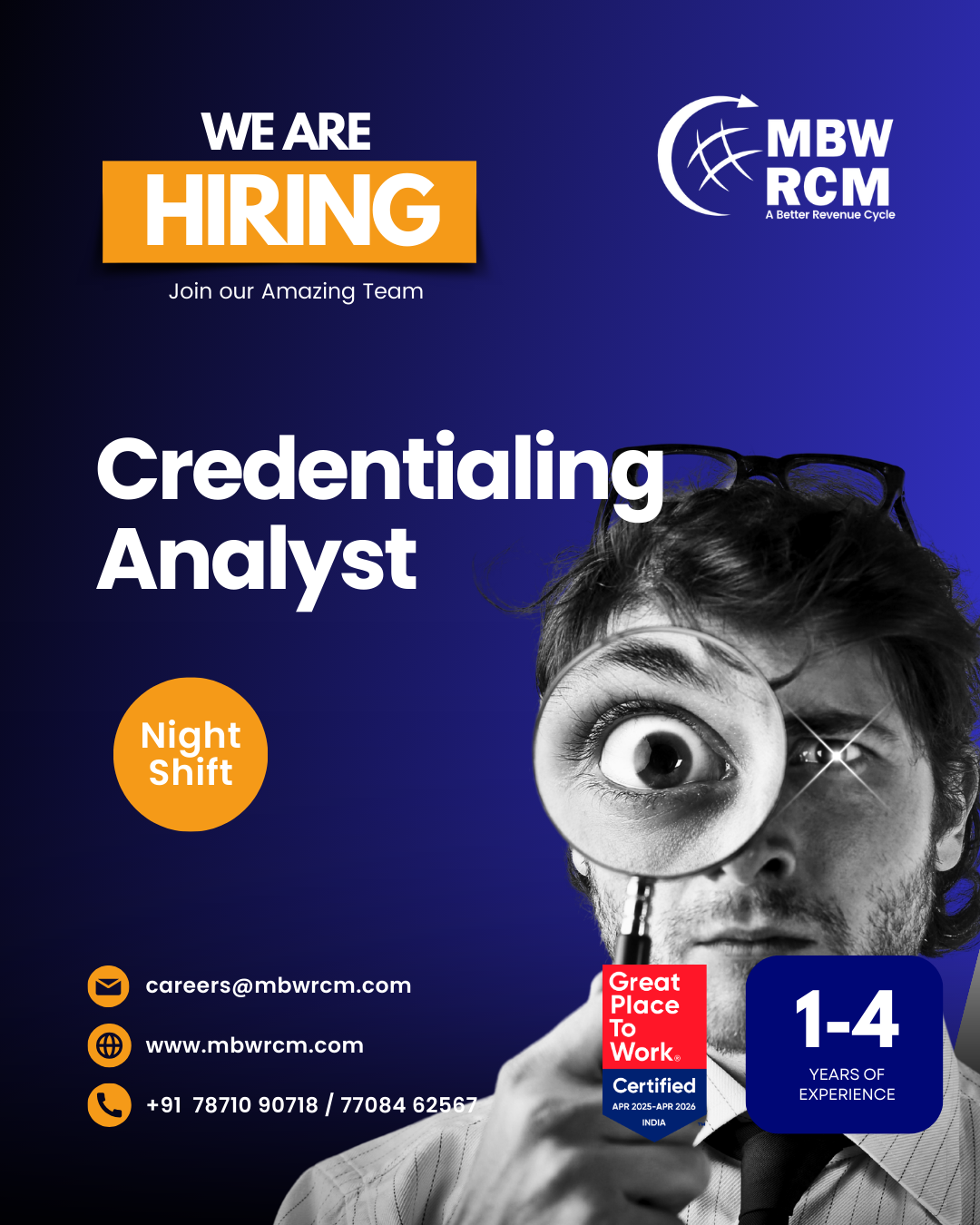 Credentialing Analyst Jobs in Chennai