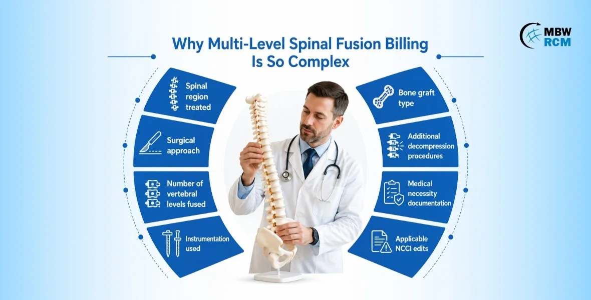 Multi-level spinal fusion billing