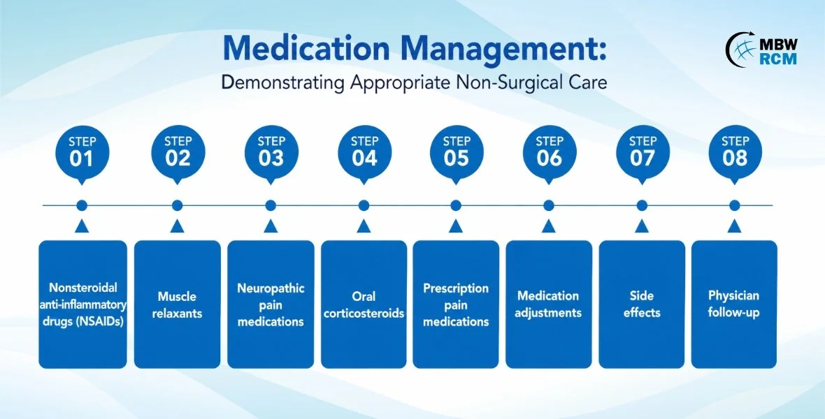 Non-surgical spine medication management
