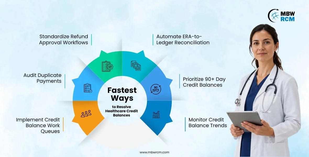 Fastest Ways to Resolve Healthcare Credit Balances