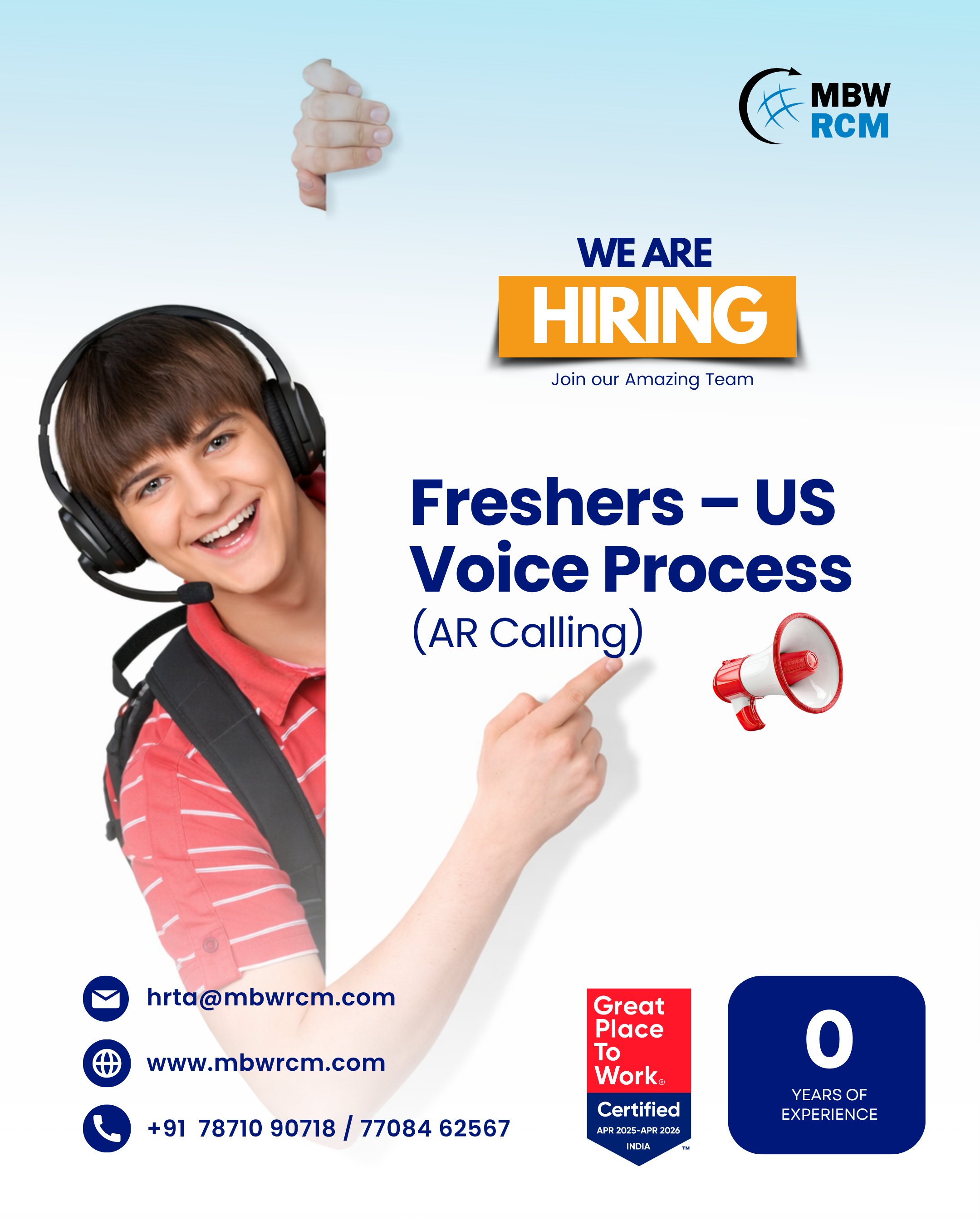 US Fresher Voice Process Jobs in Chennai