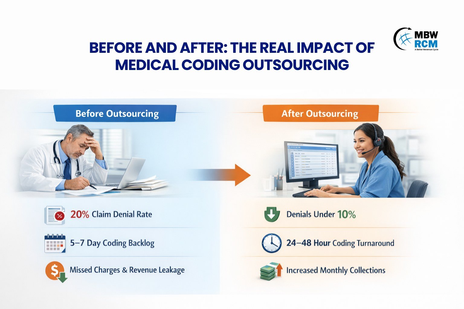Before and After: The Real Impact of Medical Coding Outsourcing