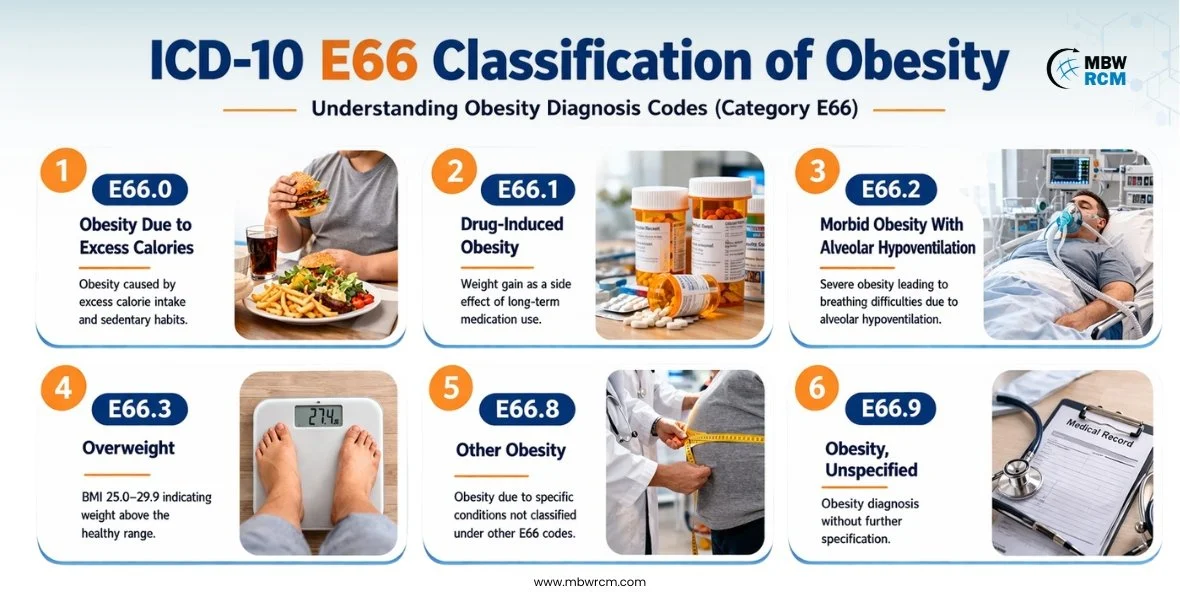 ICD-10 E66 Category: Key Codes for Obesity Classification