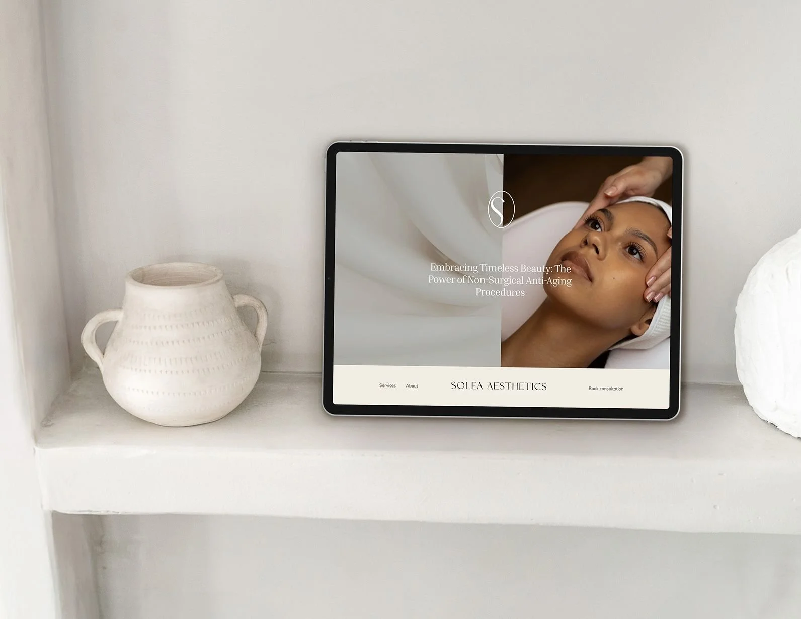Solea Aesthetics - Branding and Website design