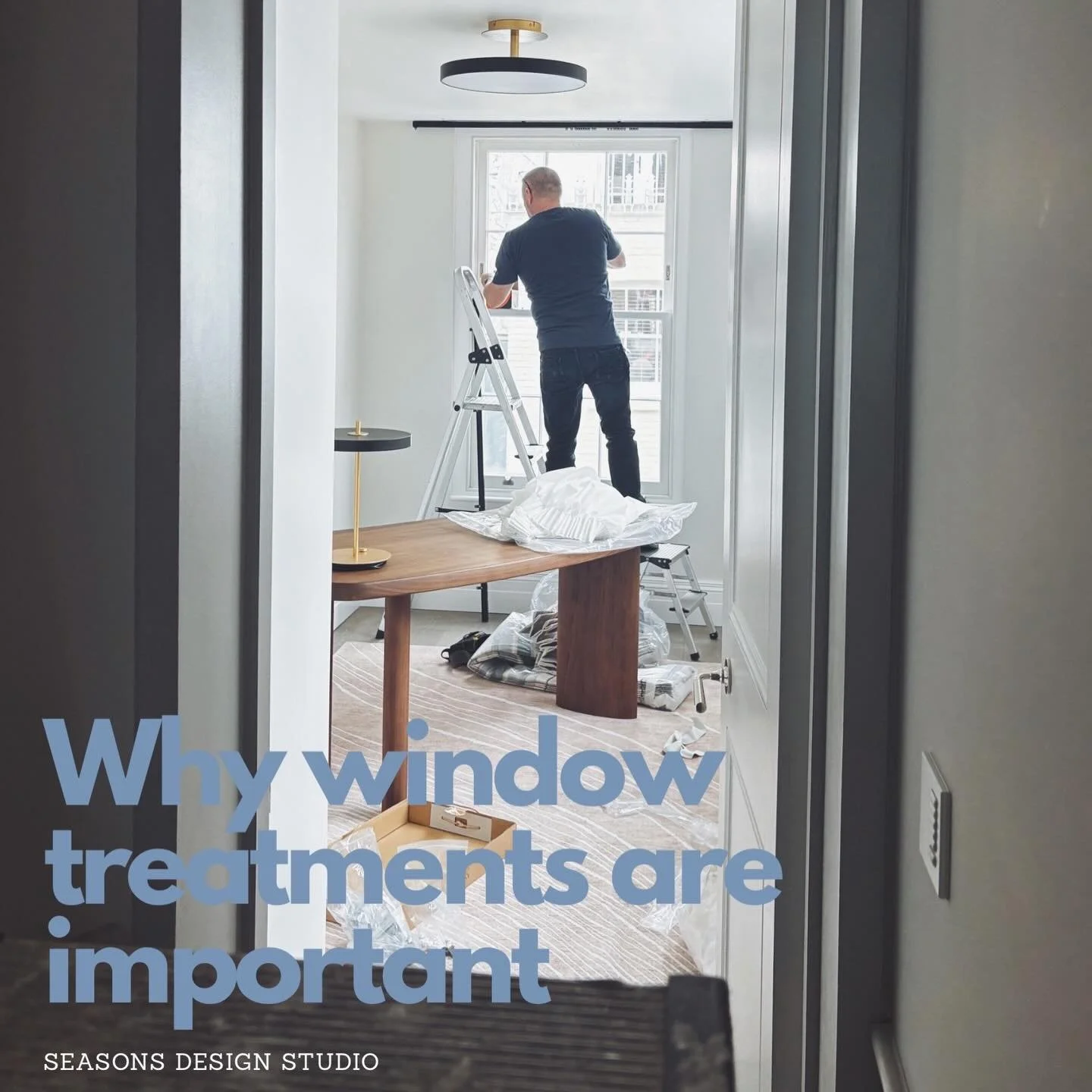 Curtains are never an afterthought, they&rsquo;re fundamental to how a space feels ✨

They control the light, soften the architecture, and bring balance to the proportions of a room. Without them, even the most considered scheme can feel incomplete.

