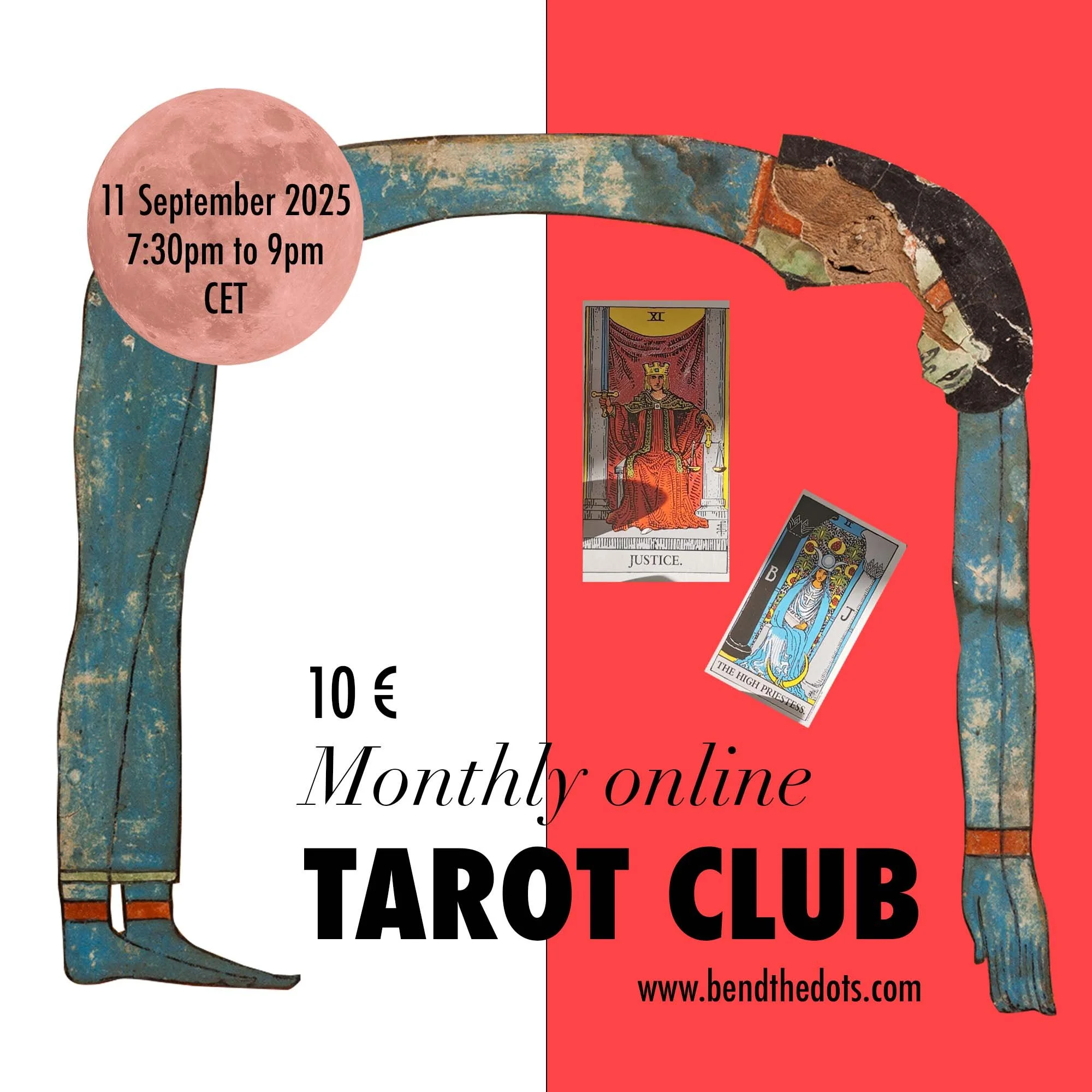 CANCELLED ***Tarot Club *** The Lovers &amp; Three of Swords