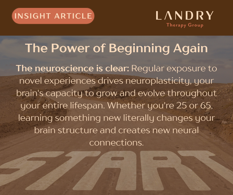 The Power of Beginning Again