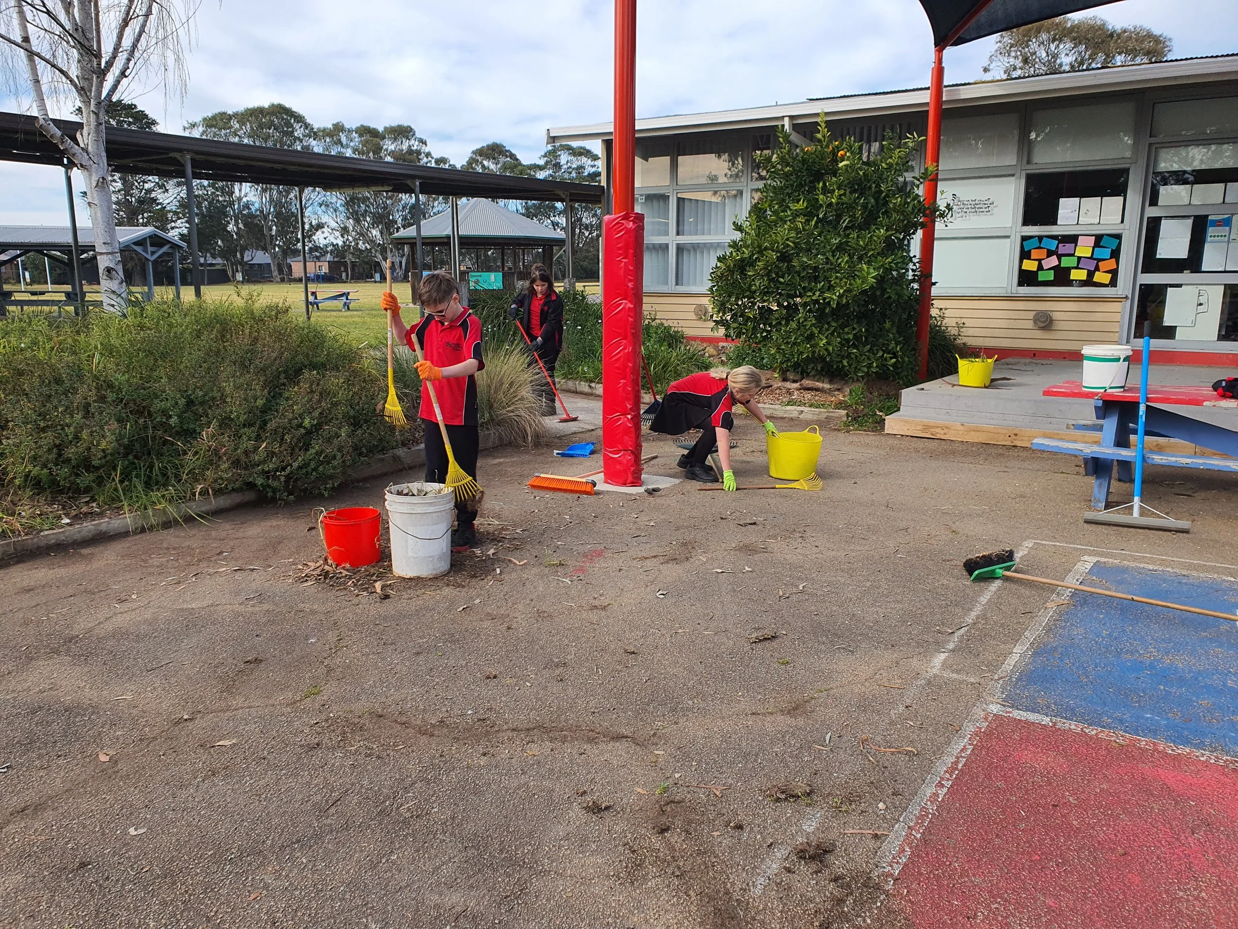 Spring garden clean up