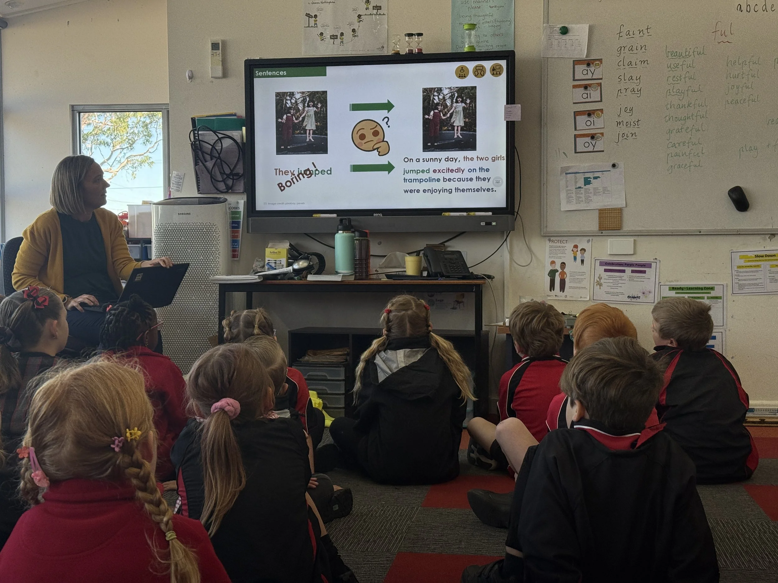 Grade 1/2 showing resilience