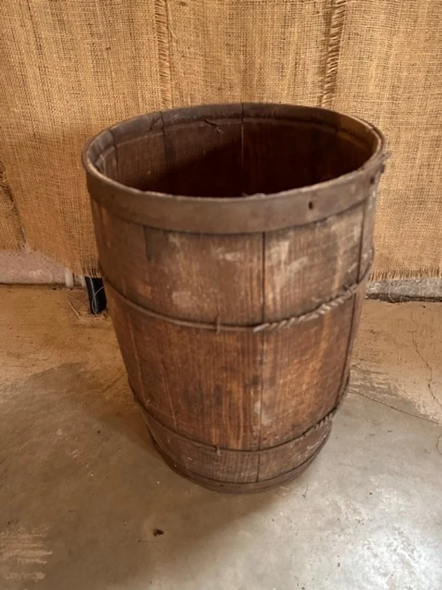 Wood Barrel Bucket — Hillcrest Orchards - Wedding & Events