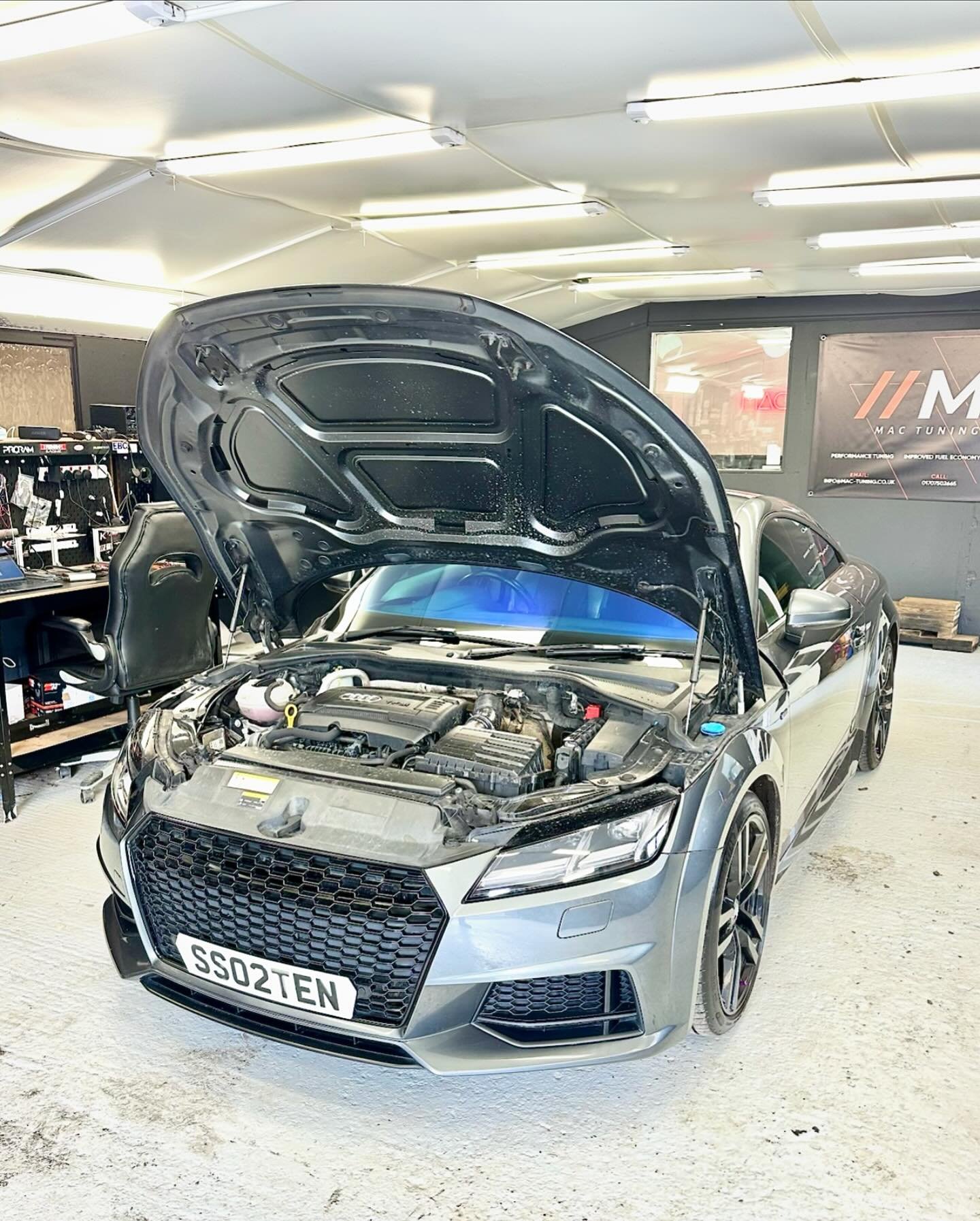 Stunning Audi TT in the workshop for our Stage 1 performance tuning!🔥 

Own an Audi and looking for more power? Get in contact to find out what we can do for you ☑️

➖➖➖➖➖➖➖➖➖➖➖➖➖

📱01707502665
📧 info@mac-tuning.co.uk
💻 www.mac-tuning.co.uk
📈 4 